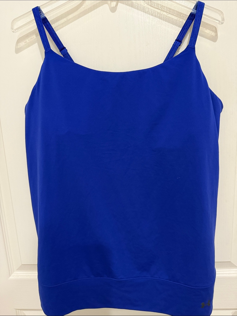 UNDER ARMOUR ALL SEASON Royal Blue Tankini Style Top with Printed Brashelf